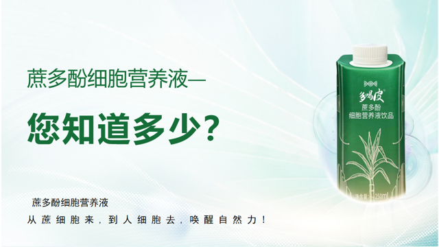多喝皮蔗多酚营养液
