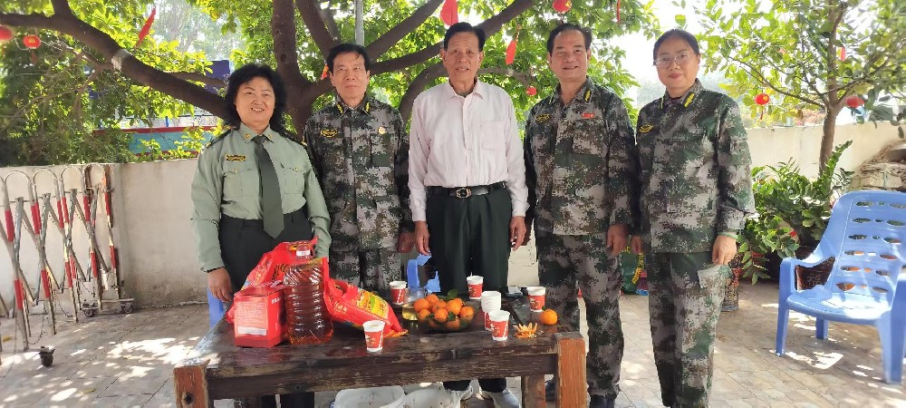 北海中心领导慰问